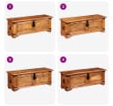 vidaXL Aufbewahrungsbox Truhe Raues Holz Bild 3