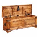 vidaXL Aufbewahrungsbox Truhe Raues Holz Bild 5