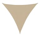vidaXL Sonnensegel Dreieckig 5x5x5 m Beige Oxford-Gewebe Bild 2