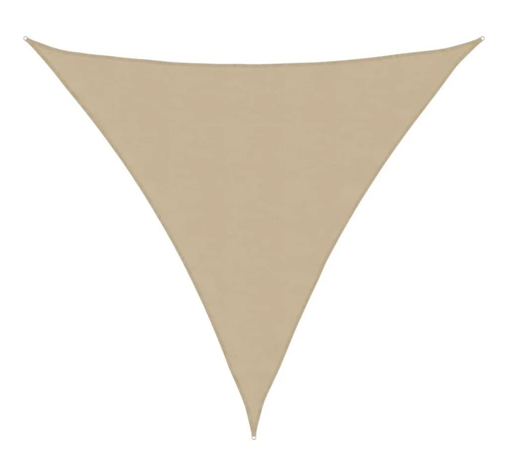 vidaXL Sonnensegel Dreieckig 5x5x5 m Beige Oxford-Gewebe - Bild 2