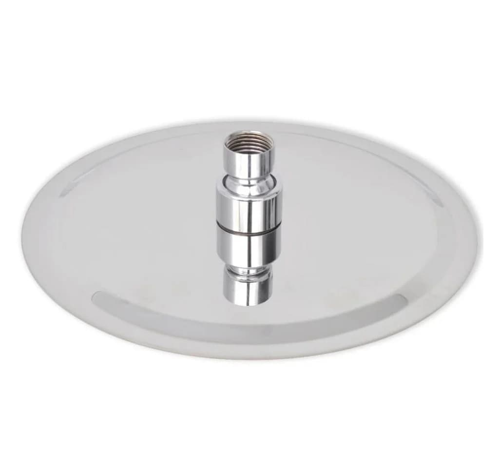 vidaXL Regenduschkopf Edelstahl 20 cm Rund Silber - Bild 3