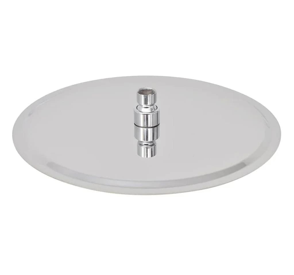 vidaXL Regenduschkopf Edelstahl 30 cm Rund Silber - Bild 3