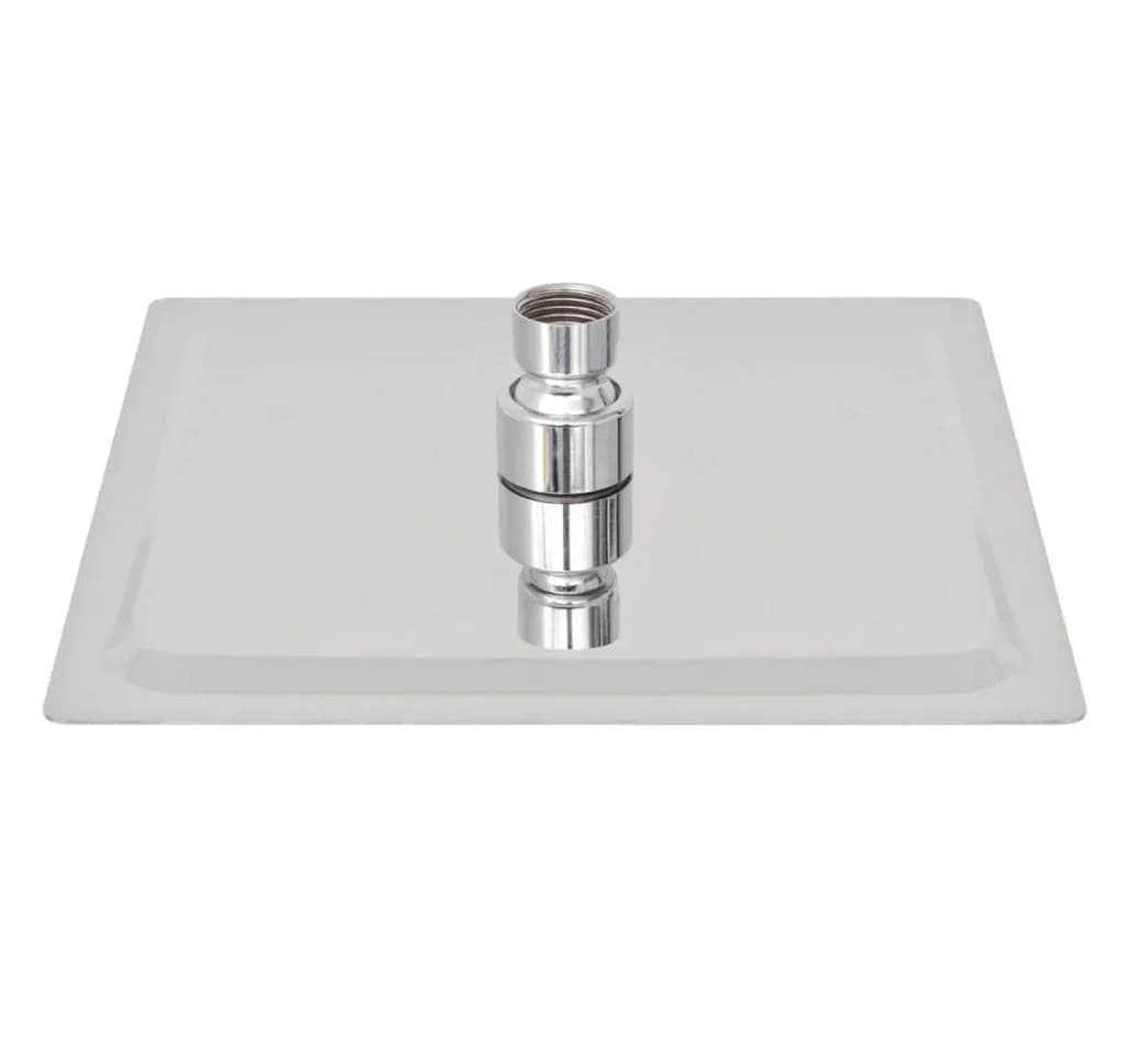 vidaXL Regenduschkopf Edelstahl 20x20 cm Quadratisch Silber - Bild 3