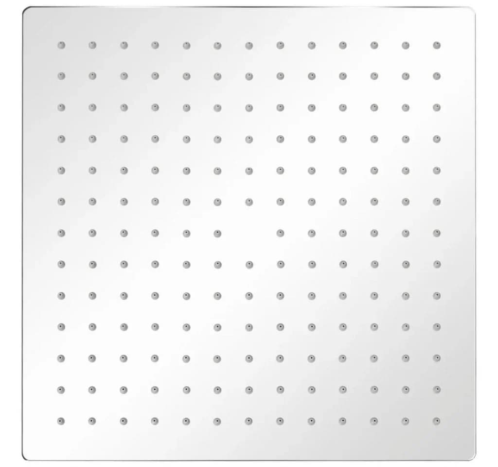 vidaXL Regendusche Edelstahl 30x30 cm Quadratisch