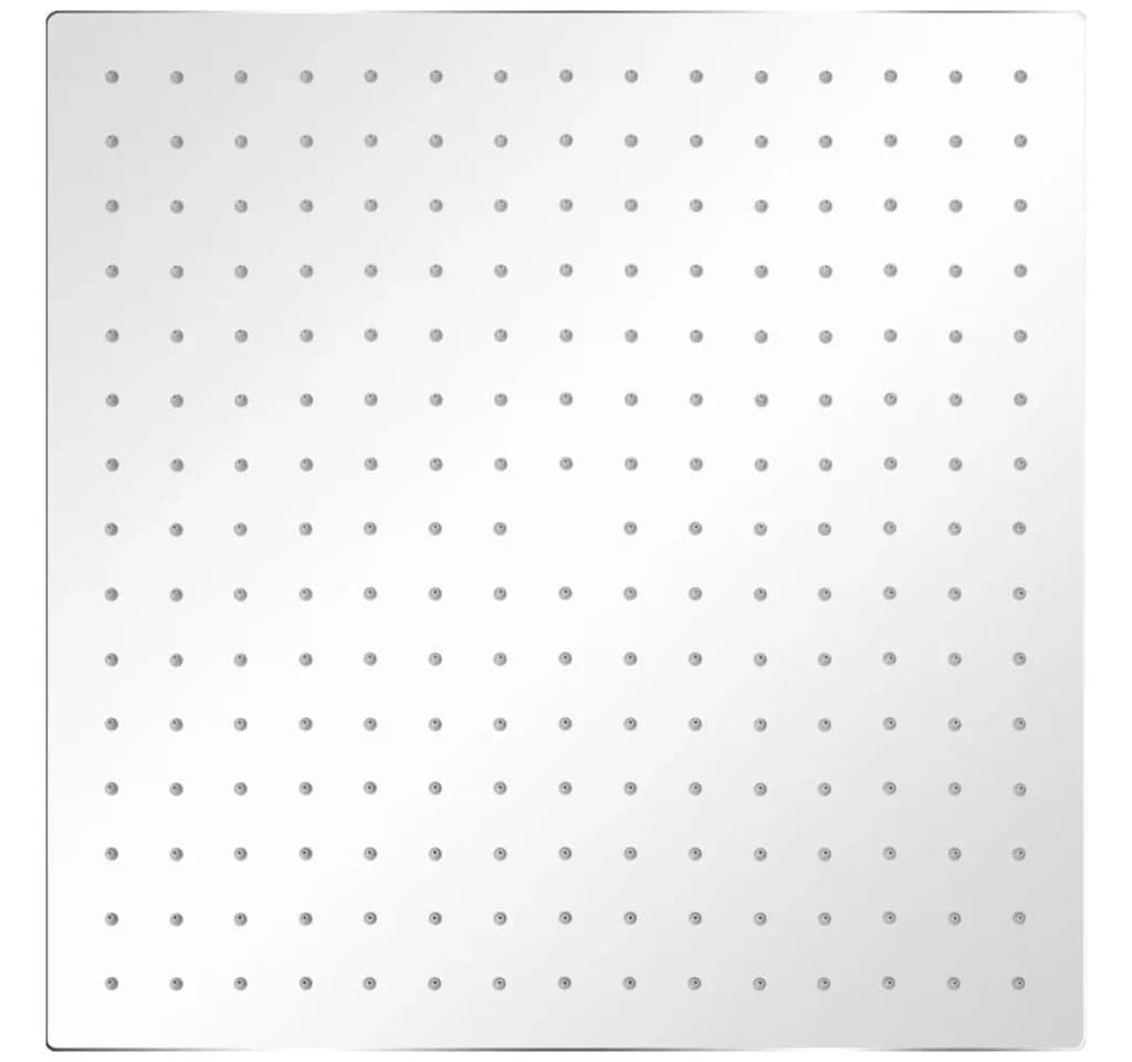 vidaXL Regendusche Edelstahl 40x40 cm Quadratisch