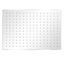 vidaXL Regenduschkopf Edelstahl Rechteckig 40x30 cm Bild 1