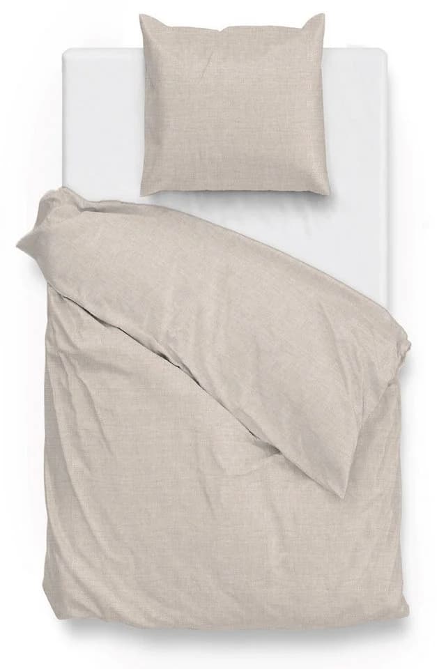 Bettwäsche ZO HOME Lino Sandy-Beige 100% Baumwolle - Bild 2