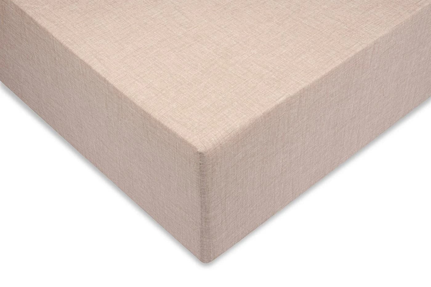 ZO HOME Spannbettlaken Lino 100% Baumwolle Leinenlook Beige - Bild 2