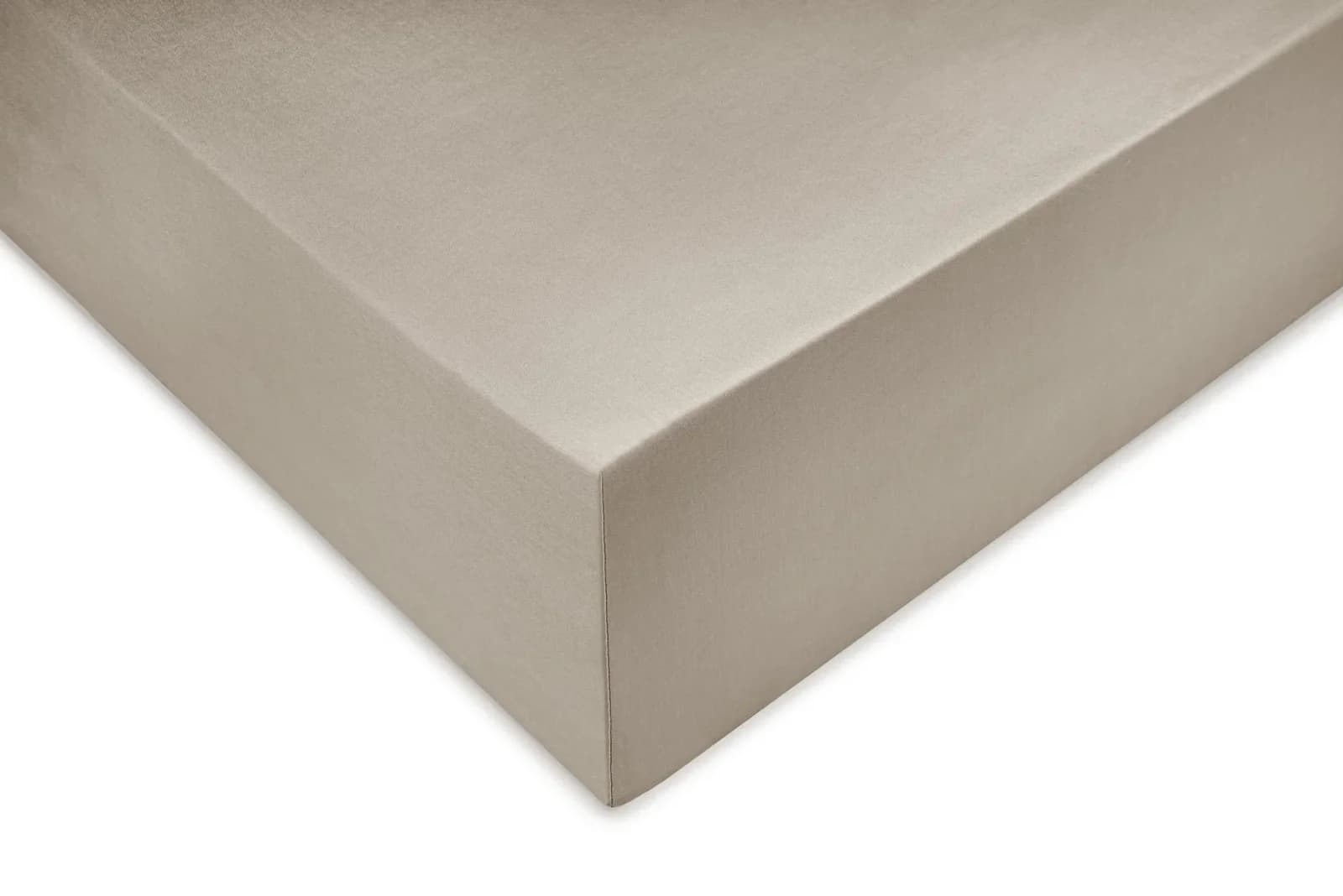 Spannbettlaken ZO HOME Satinado Beige Mako-Satin