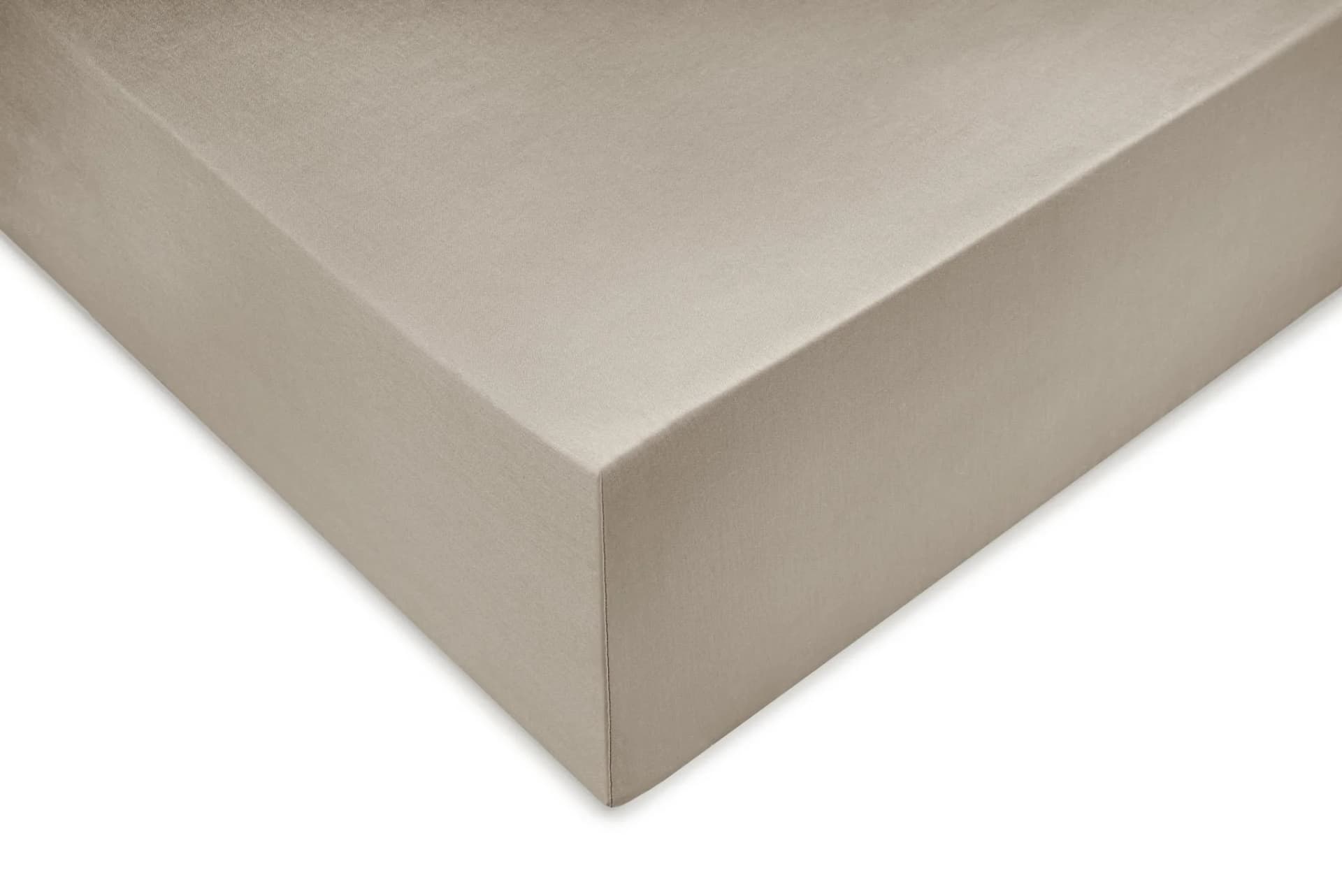 Spannbettlaken ZO HOME Satinado Beige Mako-Satin