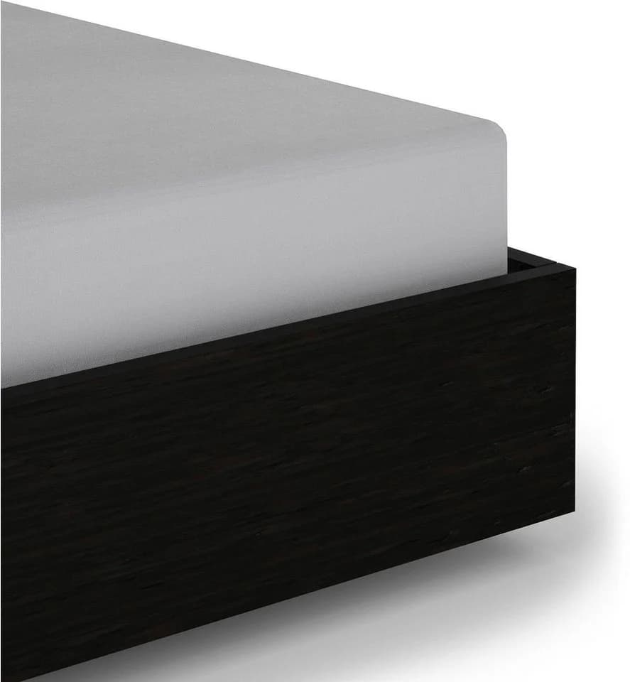 Spannbettlaken HECKETT & LANE Elementi Grau Mako-Satin - Bild 2
