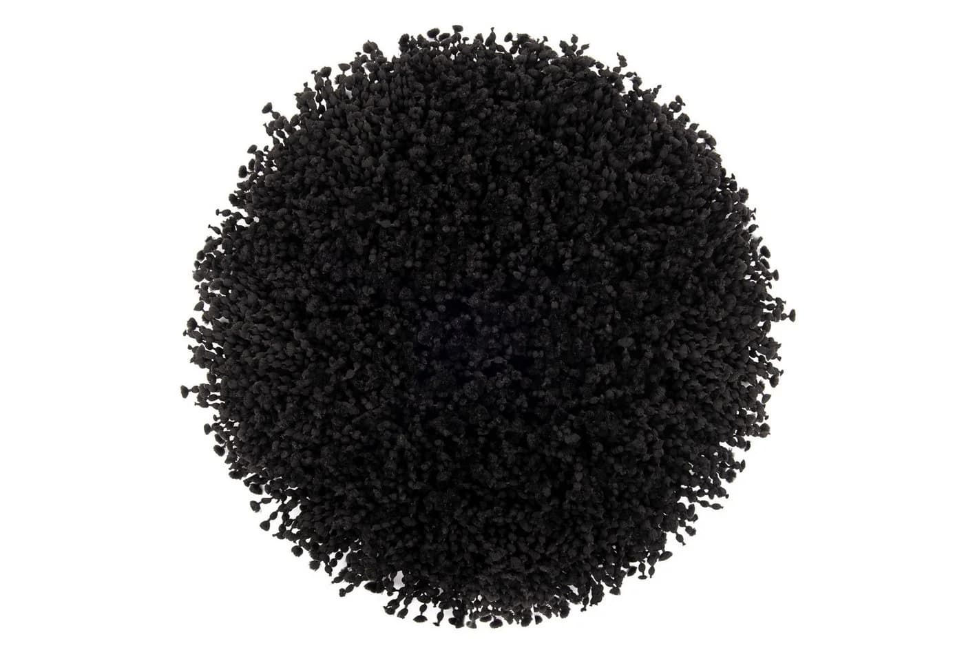 Heckett and Lane Badematte 60 cm rund Schwarz Baumwollmischung - Bild 2