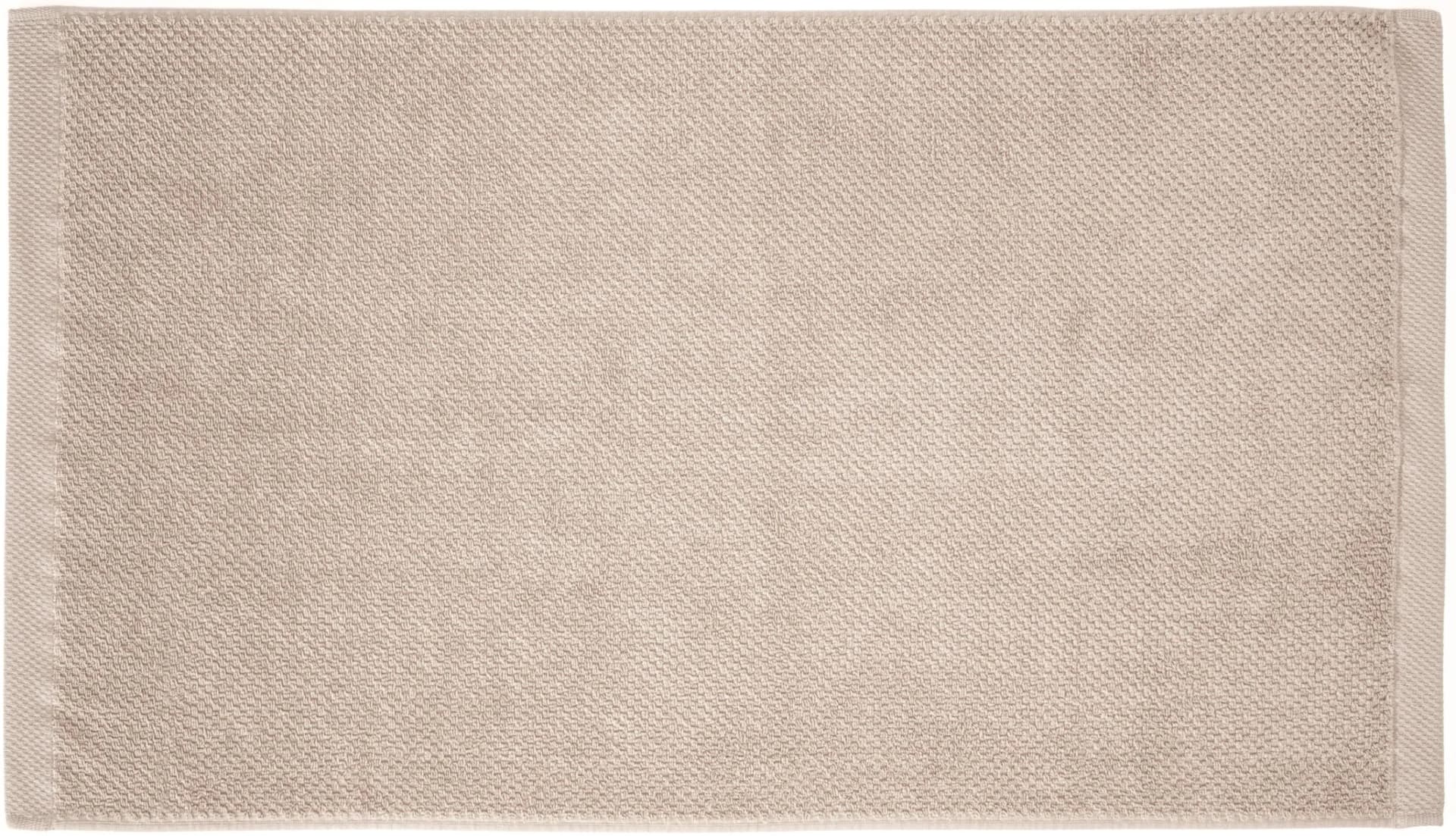Heckett & Lane Handtuch-Set Beige 2-tlg. 50x100 cm Baumwolle