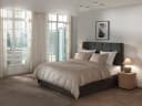 YELLOW Bettwäsche Suite Dubai Dbo 240x220 Mako-Satin Uni Beige Bild 1