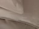 YELLOW Bettwäsche Suite Dubai Dbo 240x220 Mako-Satin Uni Beige Bild 4