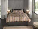 Heckett & Lane Flanell Bettwäsche 135x200 Beige Karo 2-teilig Bild 2