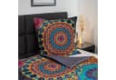 ZO HOME Bettwäsche Renforcé 2-teilig Bunte Mandalas Grau Bild 4
