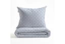 ZO HOME Baumwolle Bettwäsche 155x220 Powder Blue Punkte Bild 2