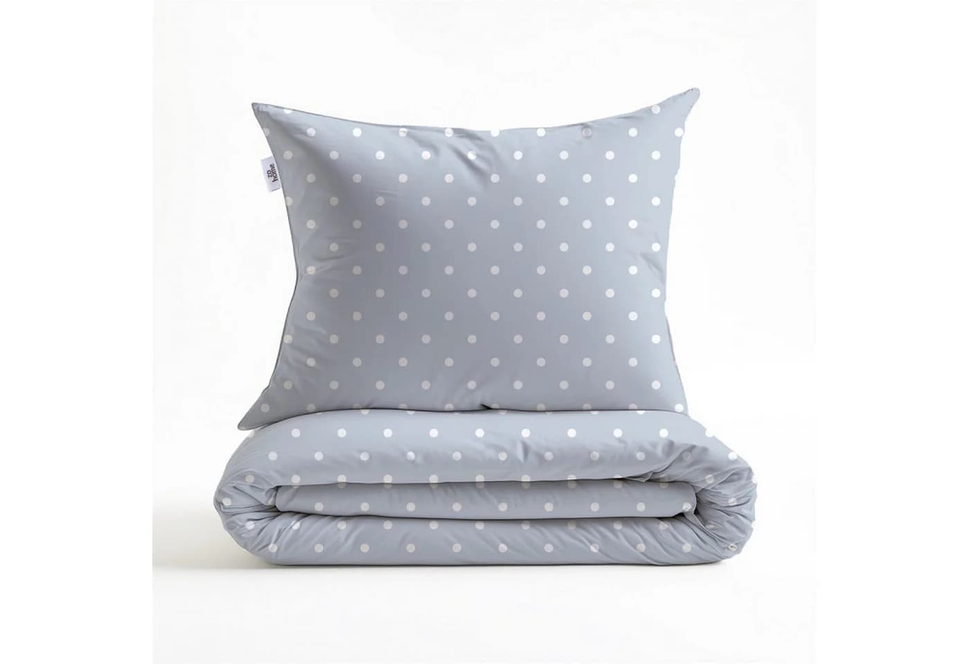 ZO HOME Baumwolle Bettwäsche 155x220 Powder Blue Punkte - Bild 2