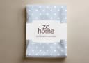 ZO HOME Baumwolle Bettwäsche 155x220 Powder Blue Punkte Bild 4