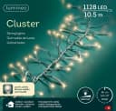 Lumineo LED-Lichterkette CLUSTER 1128 LED 10,5 m warmweiß dimmbar Timer Bild 2