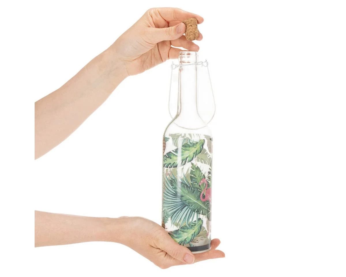 Kaemingk Windlicht LED Flamingo 37,5cm Warmweiß 2er-Set Tischlampe