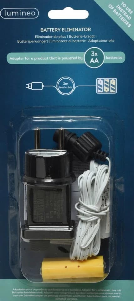 Lumineo Batterie-Ersatz 3x AA Schwarz 3m Kabel - Bild 3