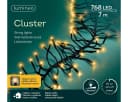 Lumineo LED-Lichterkette CLUSTER 768 LED Schwarz Dimmbar IP44 Bild 2