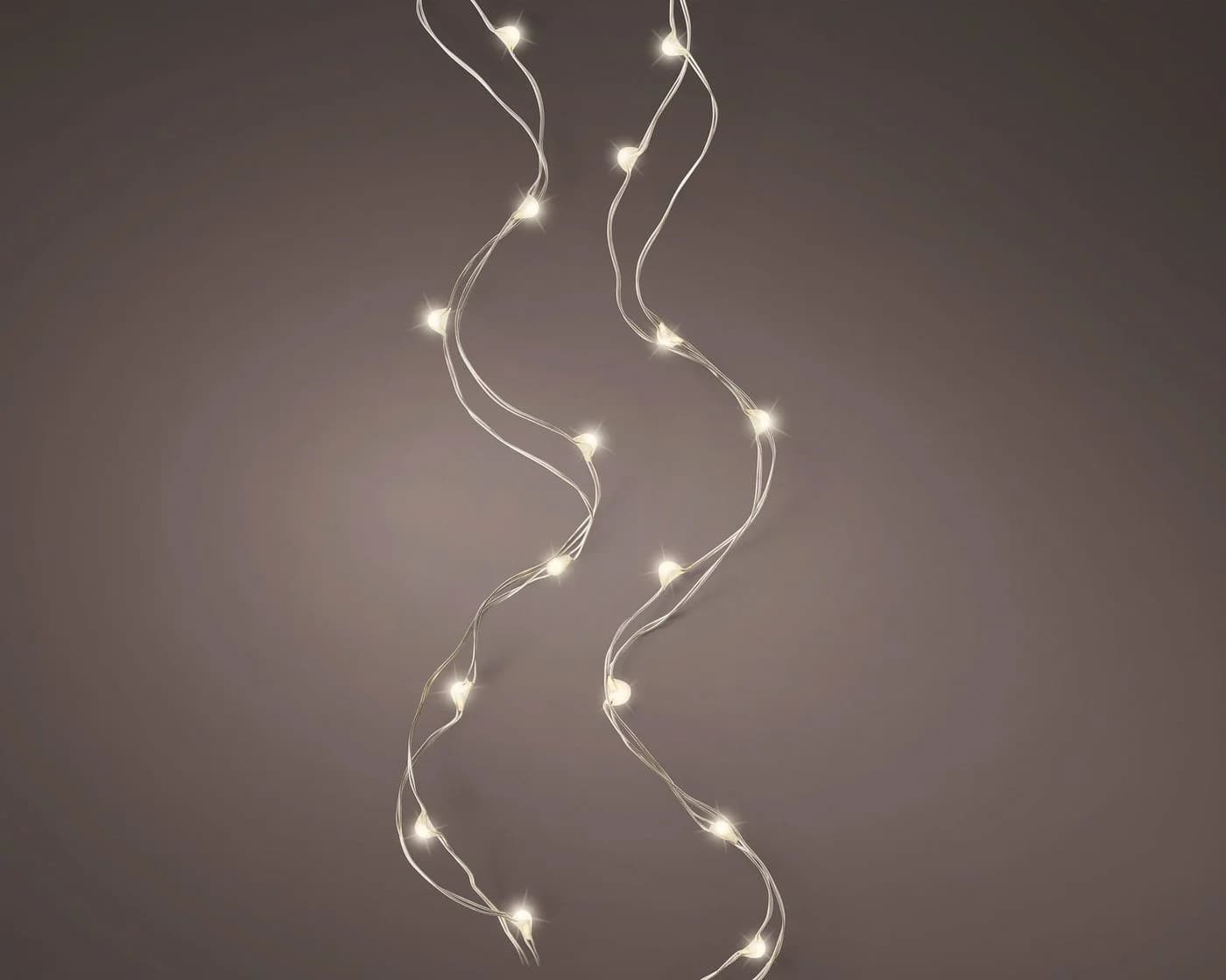 Lumineo LED-Lichterkette mit Timer, 40 LEDs Warmweiß, Batteriebetrieben - Bild 3