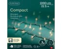 Lumineo LED-Lichterkette 1000 LED 22,5 m Warm Weiß Transparent Bild 2