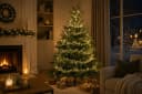 Lumineo LED-Lichterkette 1000 LED 22,5 m Warm Weiß Transparent Bild 5