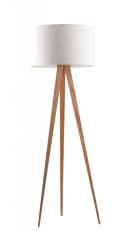 Zuiver Tripod Stehlampe Weiß Skandinavisches Design Holz Metall Bild 2