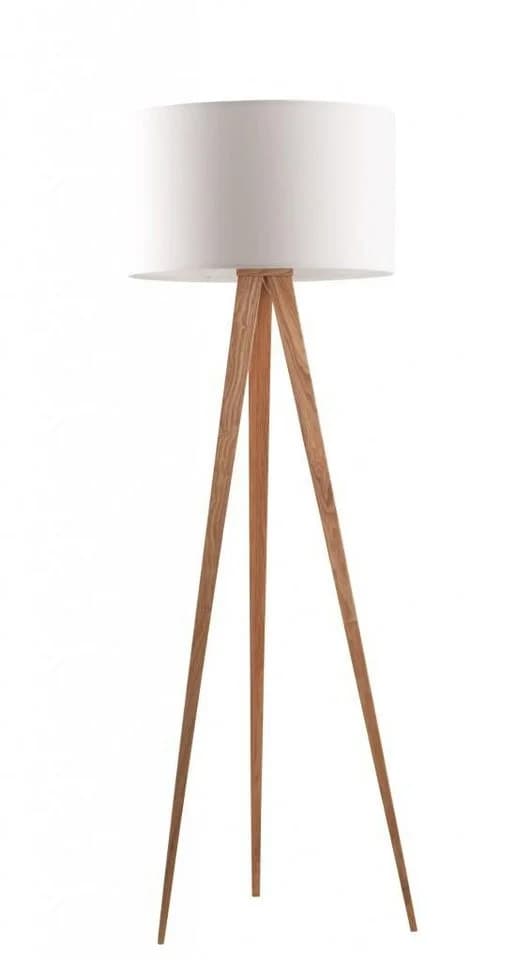 Zuiver Tripod Stehlampe Weiß Skandinavisches Design Holz Metall - Bild 2