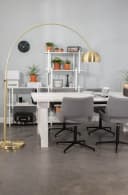 Zuiver Stehlampe Bogenlampe METAL BOW Messing Retro Bild 1