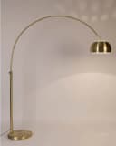 Zuiver Stehlampe Bogenlampe METAL BOW Messing Retro Bild 3