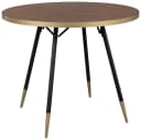 Trendmöbel24 Esstisch DENISE Ø 91 cm Walnussfarbig Bild 2