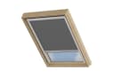 Cocoon Home Dachfensterrollo Verdunklungsrollo Dunkelgrau 100% Abdunkelnd Bild 2