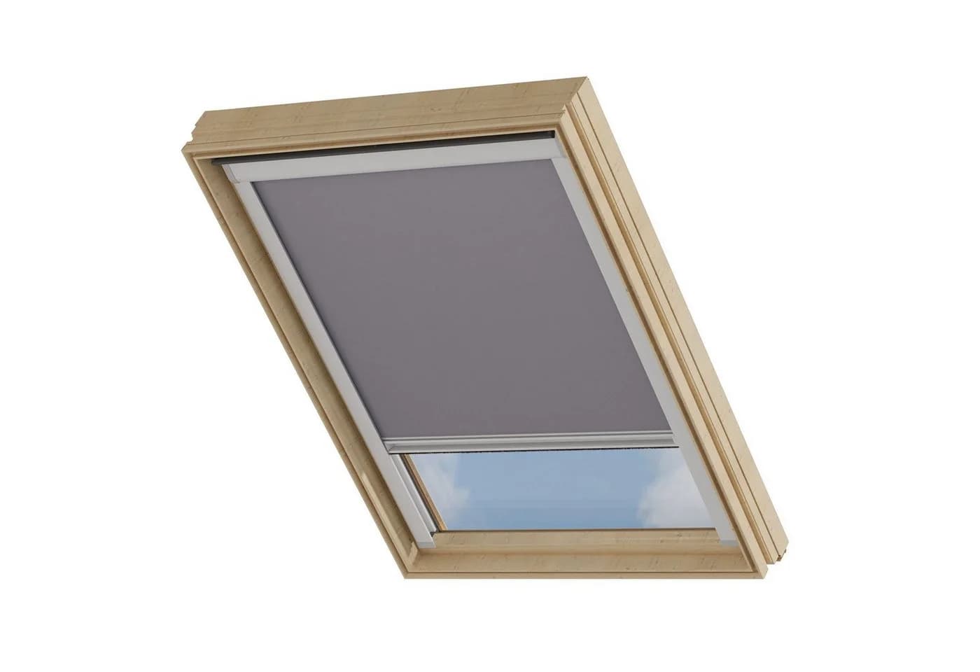 Cocoon Home Dachfensterrollo Grau 100% Verdunkelnd Thermobeschichtet - Bild 2