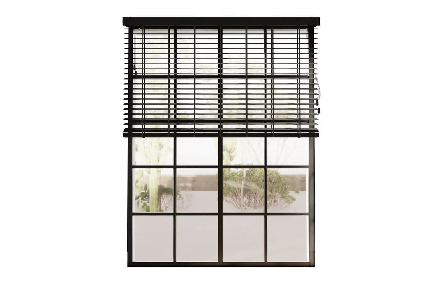 Cocoon Home Bambus Jalousie Schwarz 50mm Lamellen - Bild 2
