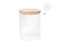 Bastion Collections Vorratsdose Ribbed Glas Streifenrelief Bild 2