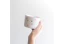 Bastion Collections Cappuccinotasse Rosa Blumenmuster Keramik Landhausstil Bild 1