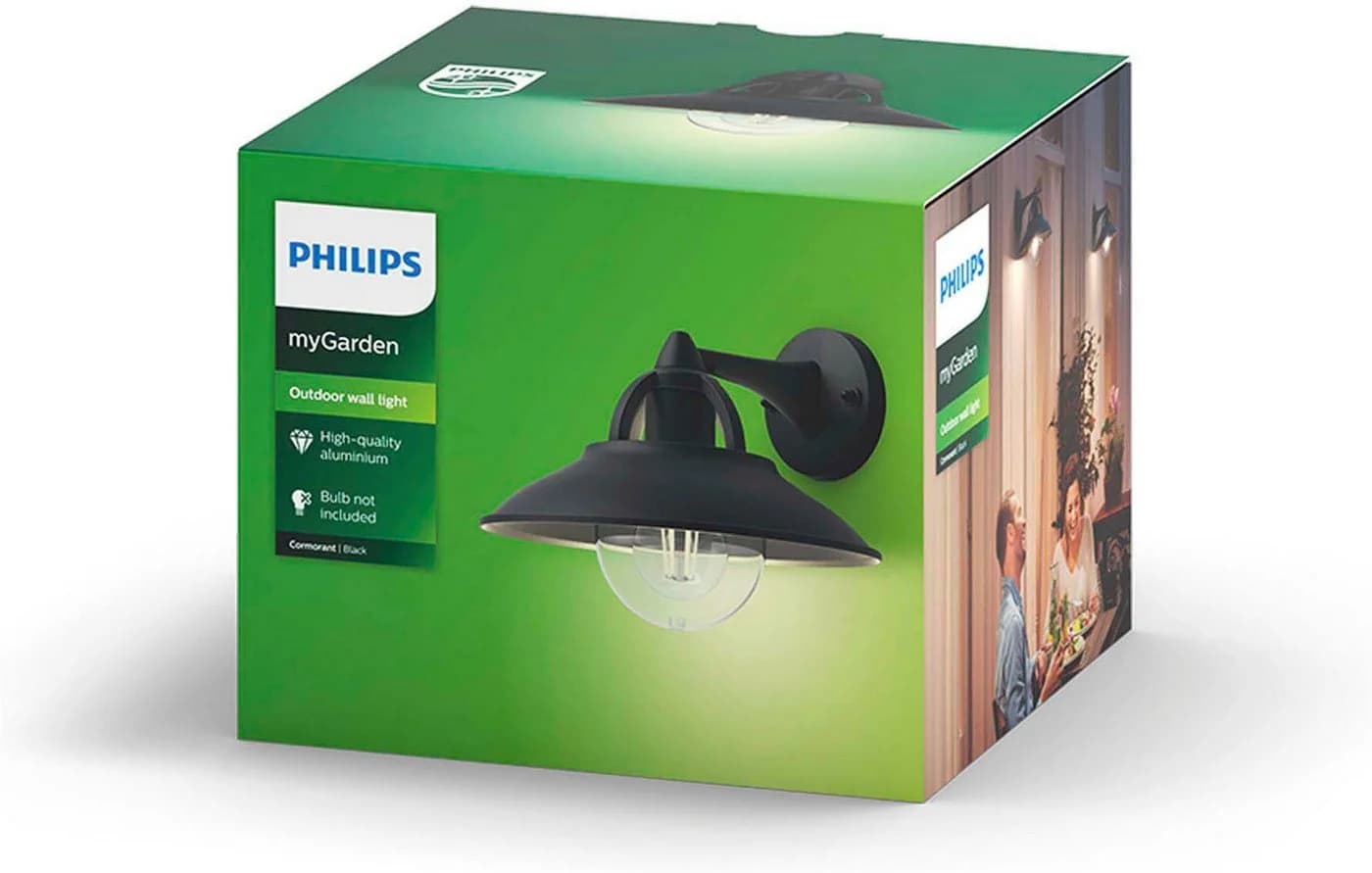 Philips myGarden Cormorant Außenwandlampe Schwarz Weiß - Bild 4