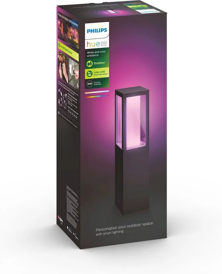 Philips Hue Impress Sockelleuchte Schwarz RGBW - Bild 4