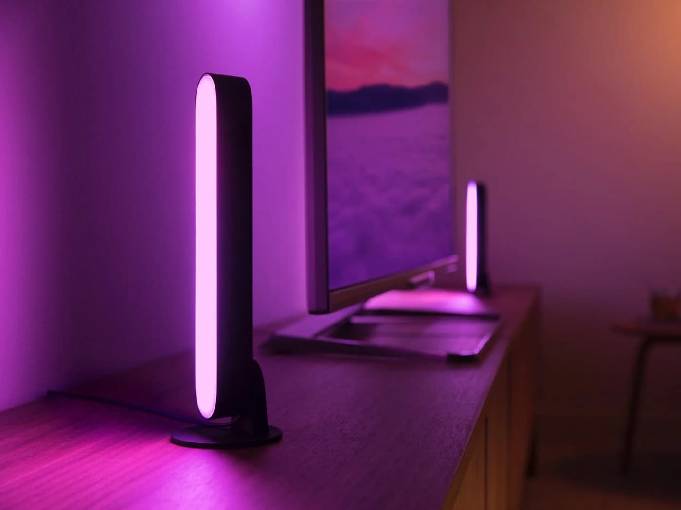 Philips Hue Play Lightbar Doppelpack Schwarz White & Color Ambiance