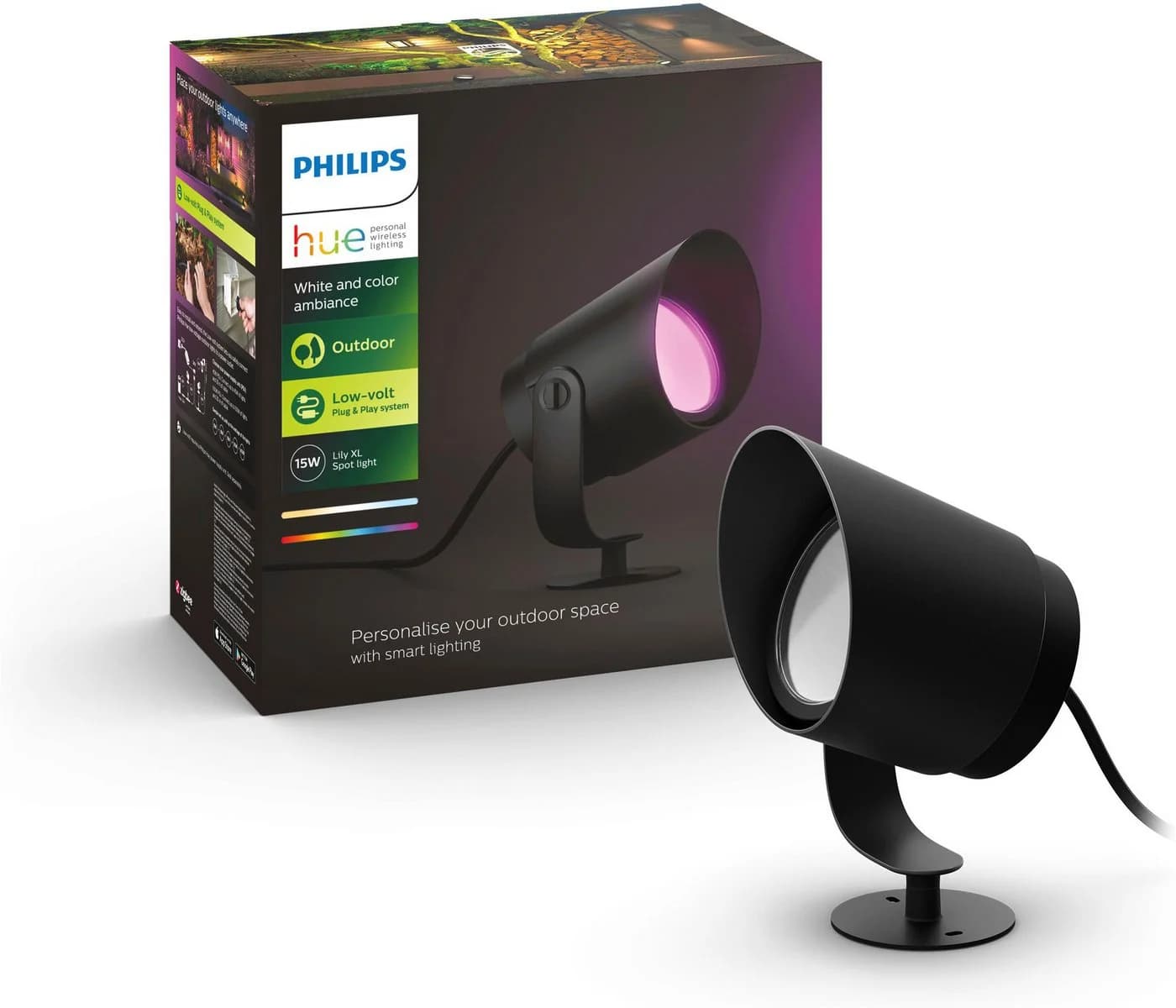 Philips Hue Lily XL Gartenspot LED White & Color Ambiance - Bild 2
