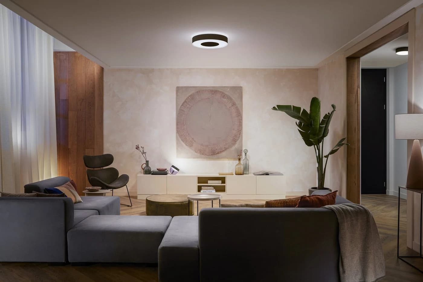 Philips Hue LED Deckenleuchte White & Color Ambiance Infuse Deckenleuchte L