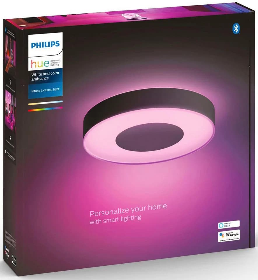 Philips Hue LED Deckenleuchte White & Color Ambiance Infuse Deckenleuchte L - Bild 4