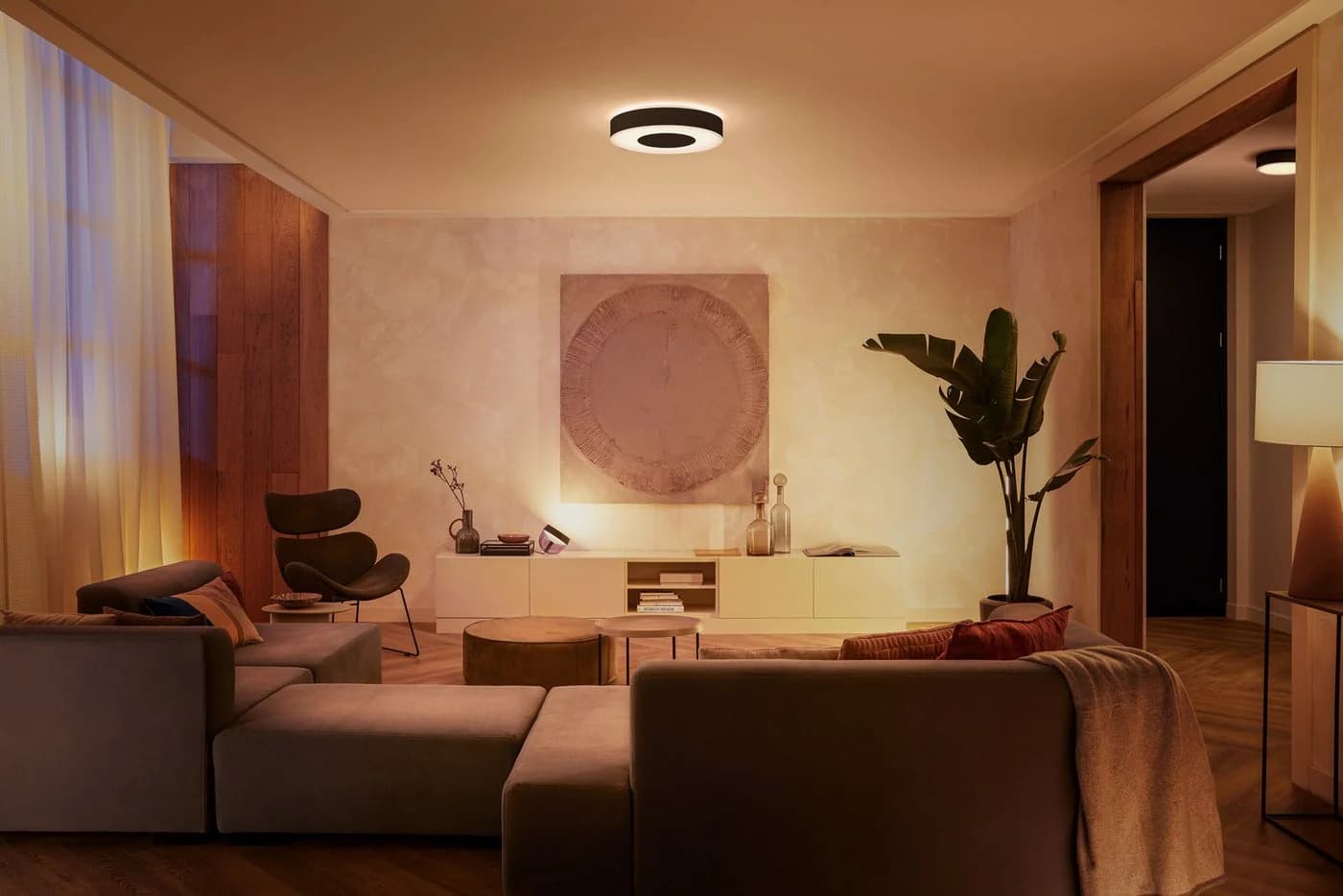 Philips Hue LED Deckenleuchte White & Color Ambiance Infuse Deckenleuchte L - Bild 5
