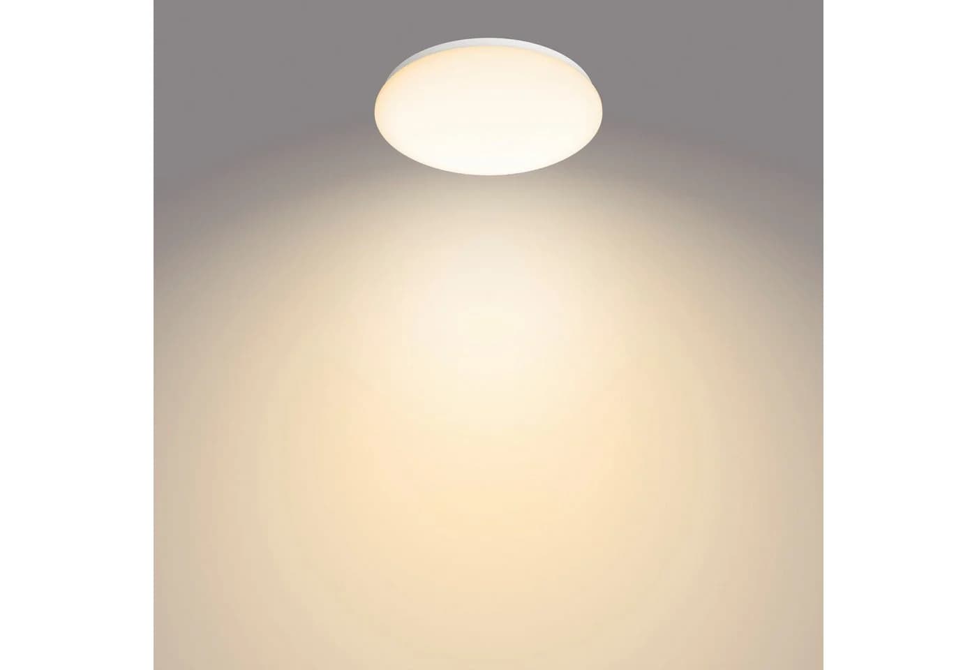 Philips LED Deckenleuchte Moire 17 W Warmweiß Weiß - Bild 3