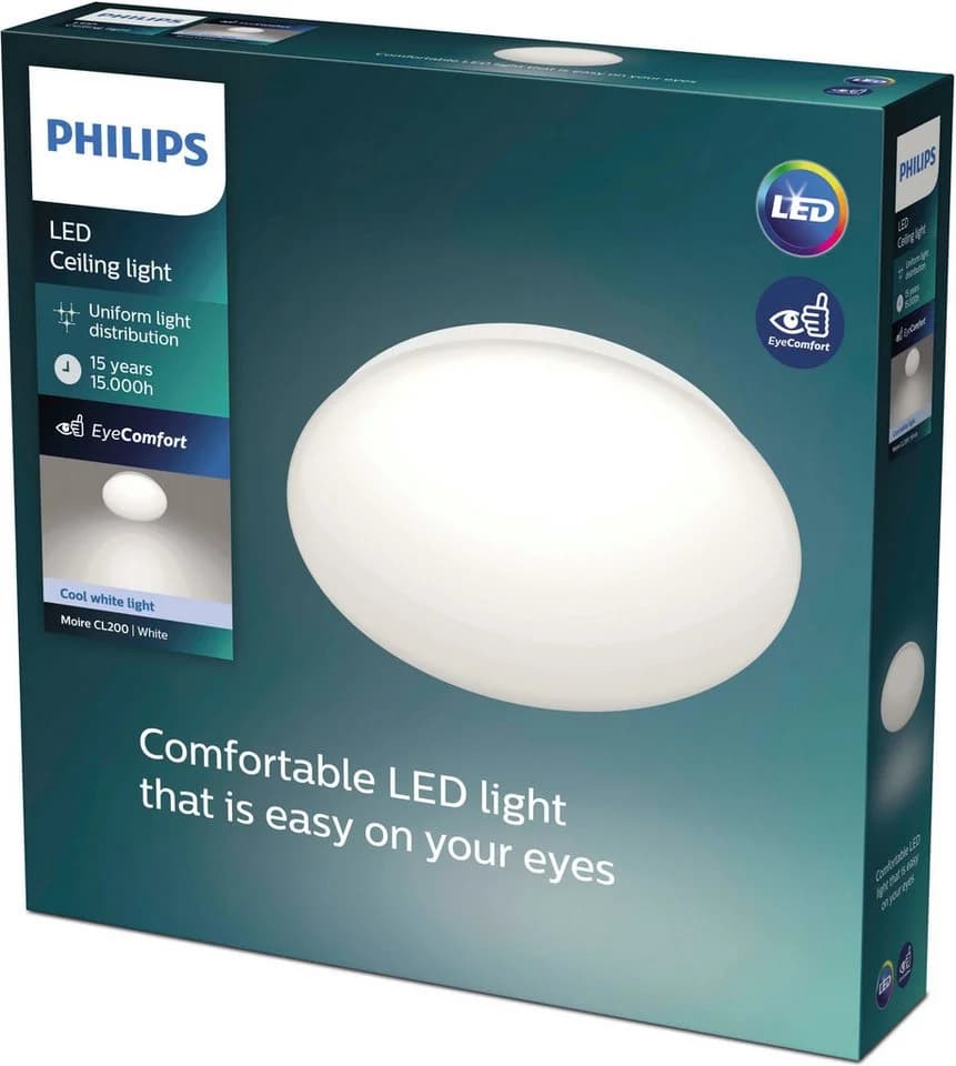 Philips LED Deckenleuchte Moire CL200 36W 4000K 3800lm rund 49cm weiss - Bild 3